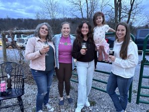 people enjoying the outdoor area