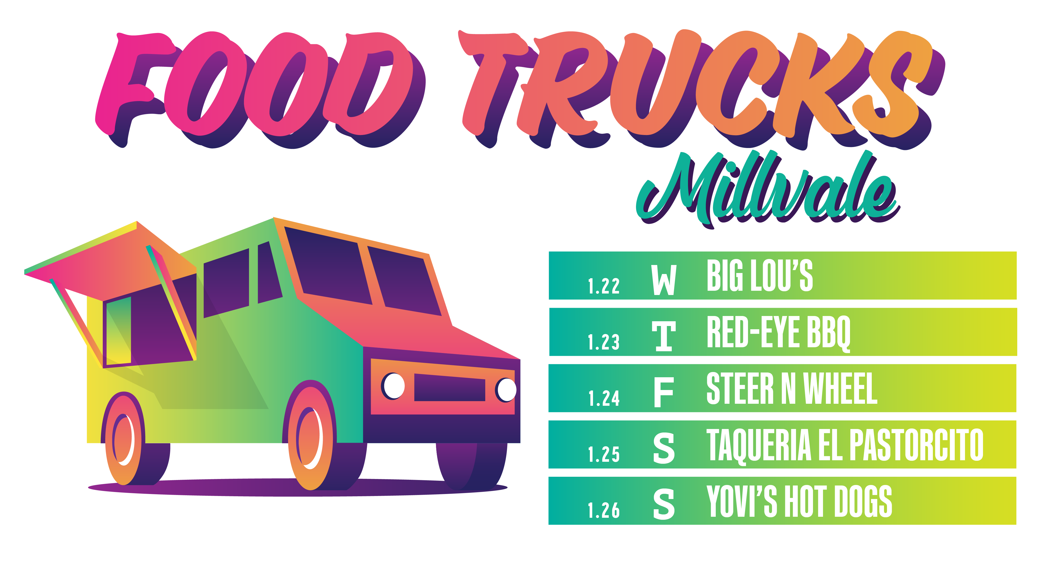 Food truck schedule